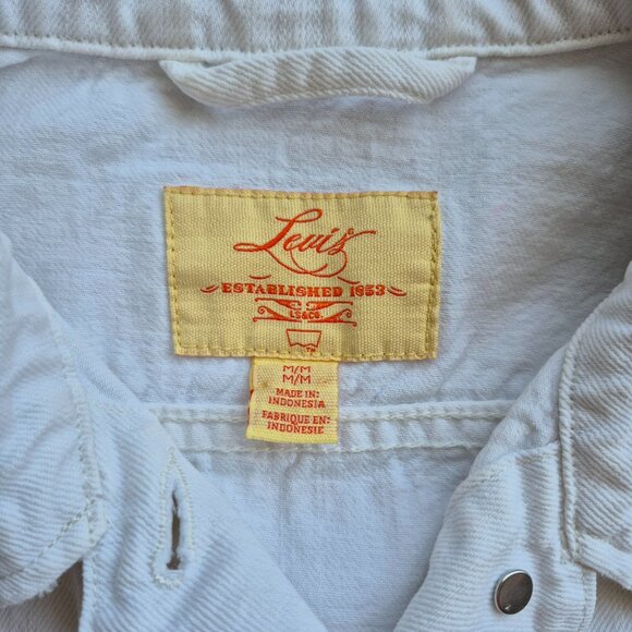 Levi's  Original Trucker Jacket White Medium - Picture 2 of 16